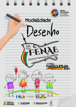 Desenhos XIX FENAE - Capa